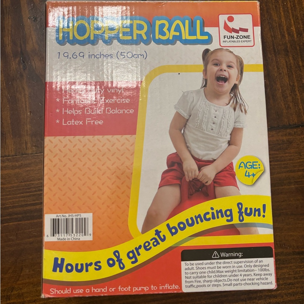 Fun-Zone Inflatable Hopper Ball